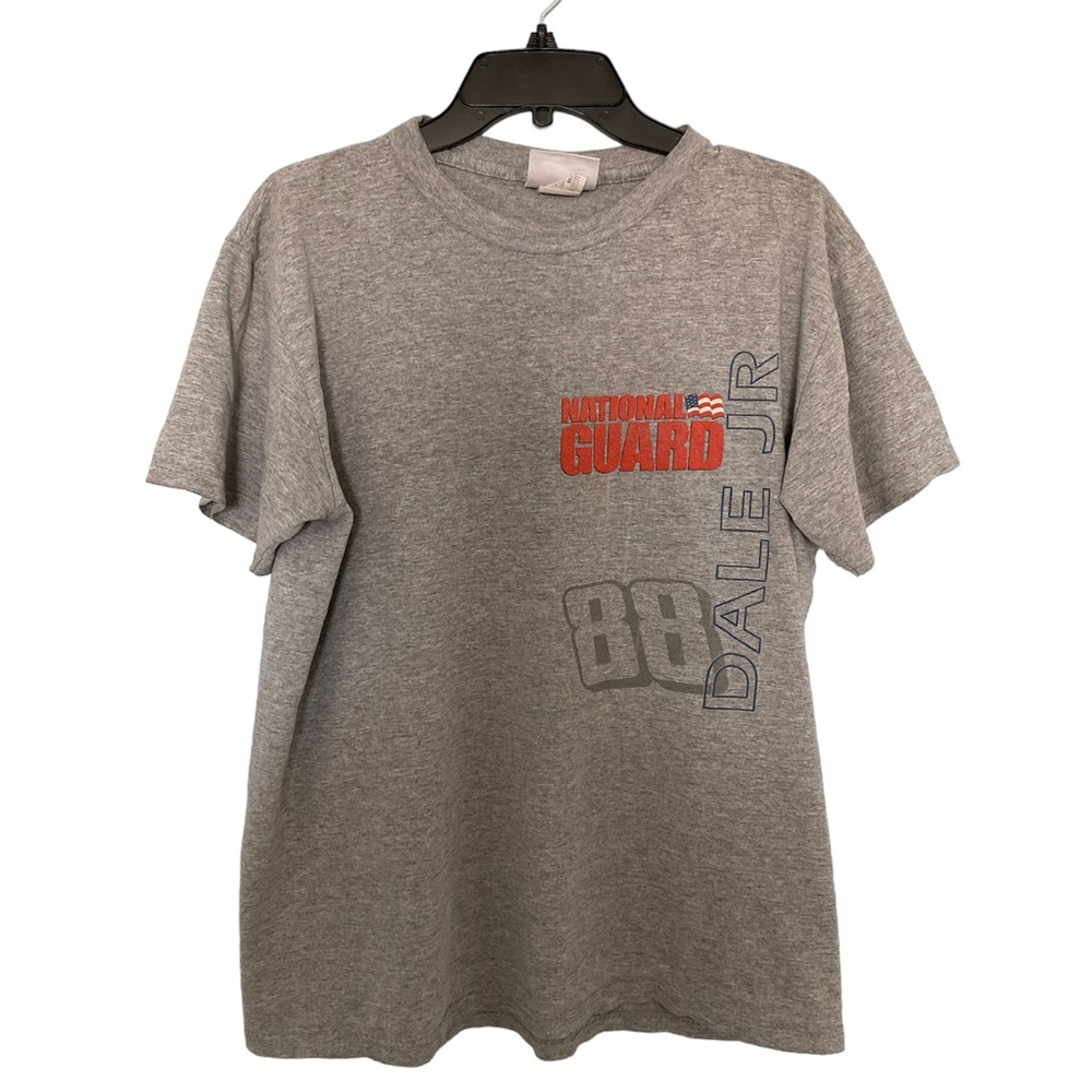 Grey Vintage Dale Earnhardt Jr 88 Nascar T-Shirt